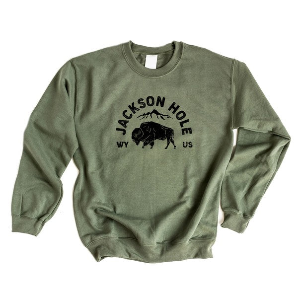 Jackson Hole Mountains Graphic Sweatshirt