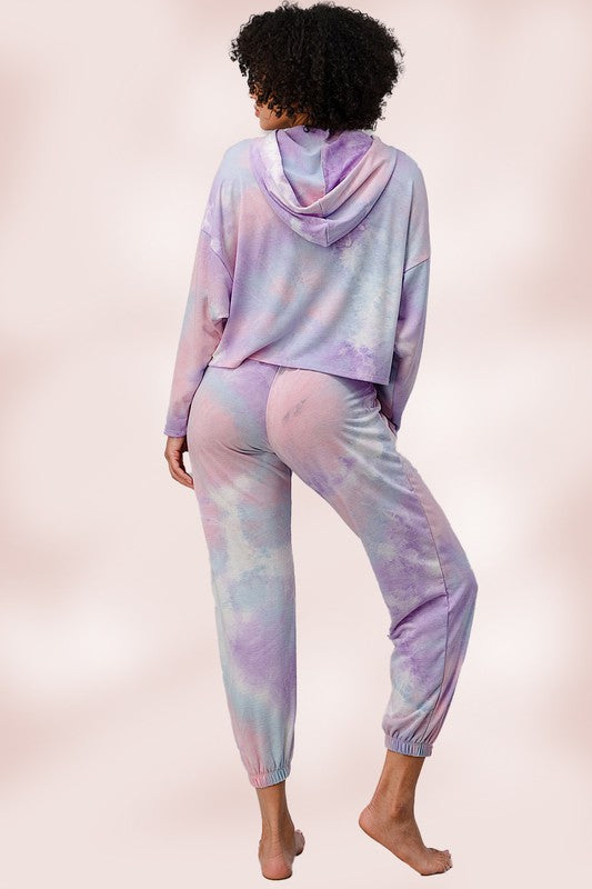 Hoodie Lounge wear jogger set pj Pajama set