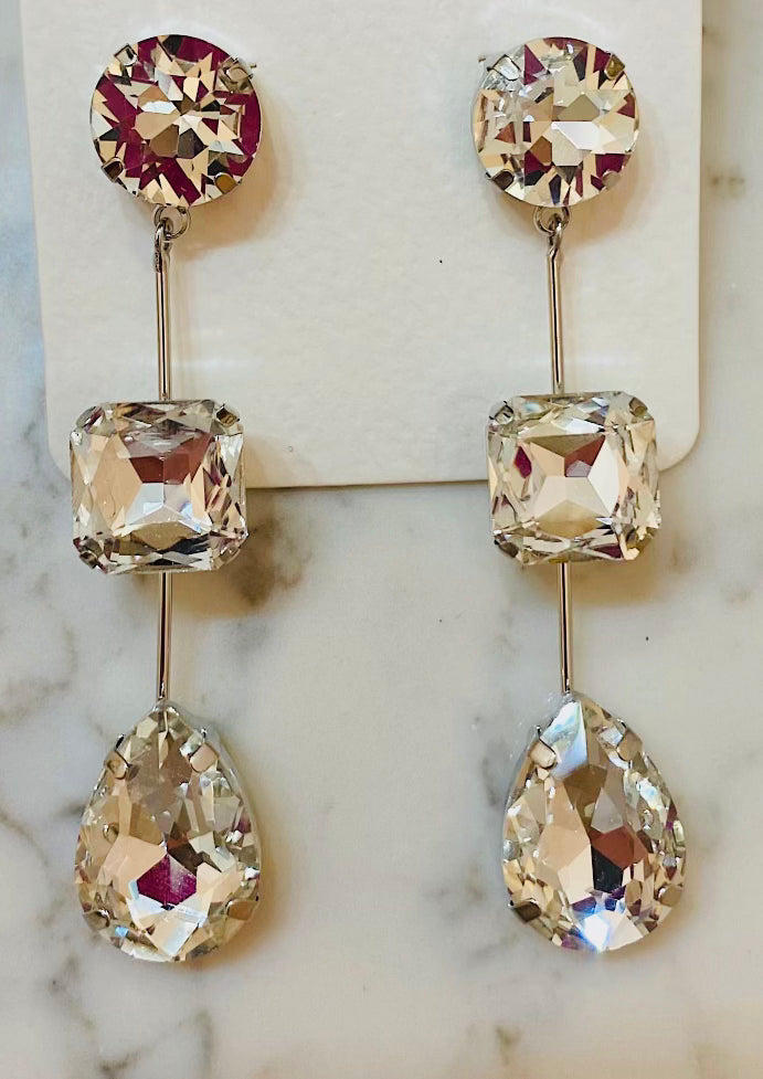 Tier drop earrings