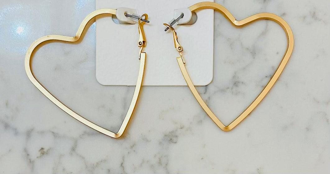 Sweetheart Gold earrings